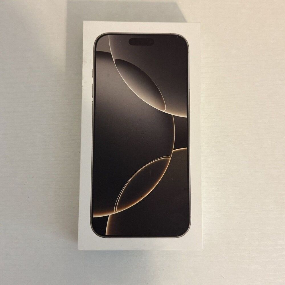 iPhone 16 Pro Max Box Empty Phone Case Titanium